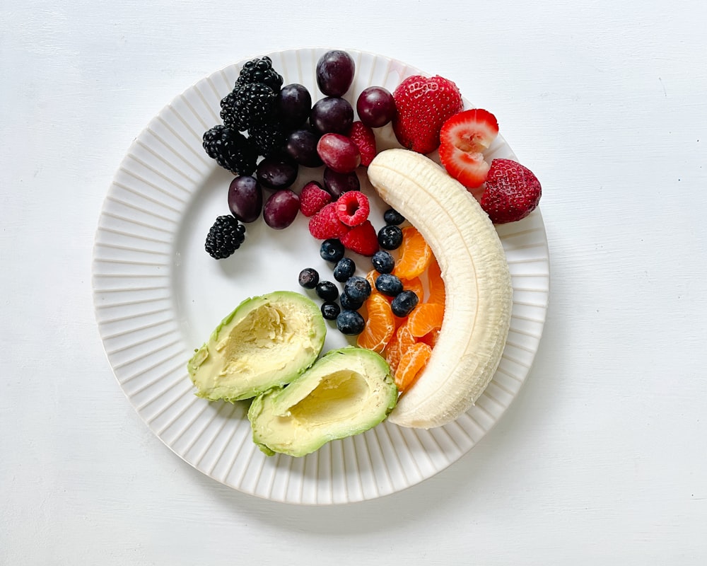 Egg-based breakfast with whole grain toast and fresh berries